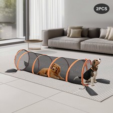 Cat Play Tunnel, 2 Packs Cat Play Tunnel for Indoor  Outdoor, Cat Play House