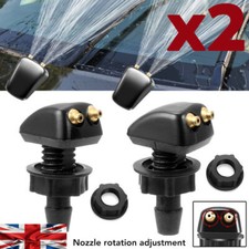 2x Ugello Tergicristallo Auto Universale Ugello Tergicristallo Finestra Anteriore Spray Jet