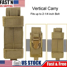 Tactical Molle Flashlight Mag Pouch Holder Organizer Utility Tool Sheath Holster