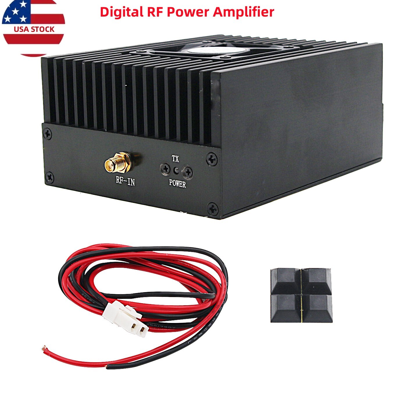 Digital RF Power Amplifier UHF 80W Radio DMR Amplifier FM Power Amp. USA