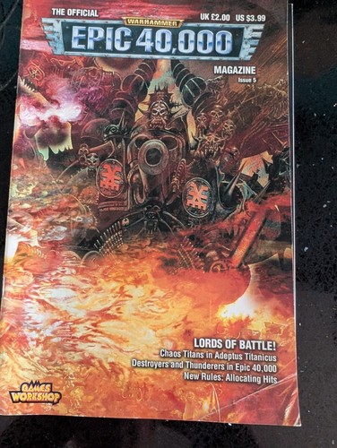 Rare Warhammer Epic 40k magazines, Nos 2,3,4,5,7 & Firepower No 2 - Picture 3 of 7