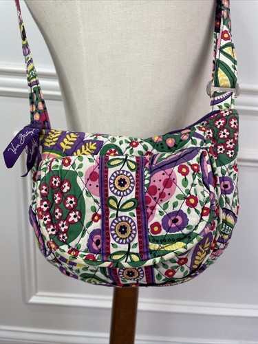 Vera Bradley Viva La Vera Lizzy Crossbody Zip Purse Multicolor Floral Handtasche