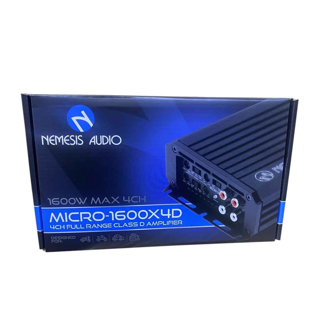 Nemesis Audio MICRO-1600X4D 4-Channel 1600W Max Class-D Full Range