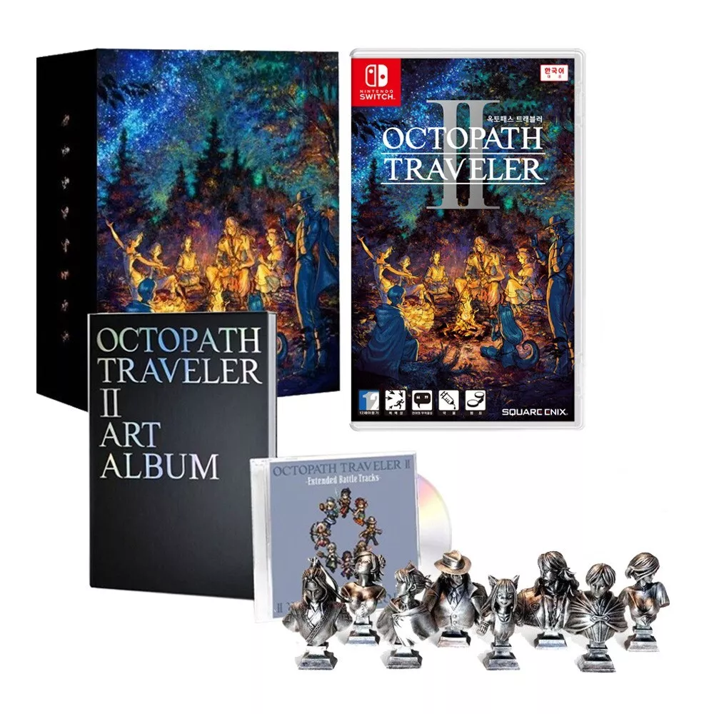 Switch Octopath Traveler II 2 Collector's Edition Korean English Japanese