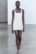 Robe Longue Blanche Zara - Taille M, Neuve Avec étiquettes, Style Maxi