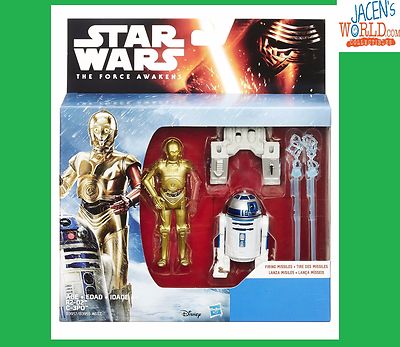 R2D2 & C3PO Star Wars The Force Awakens Mission Series Action Figure Hasbro