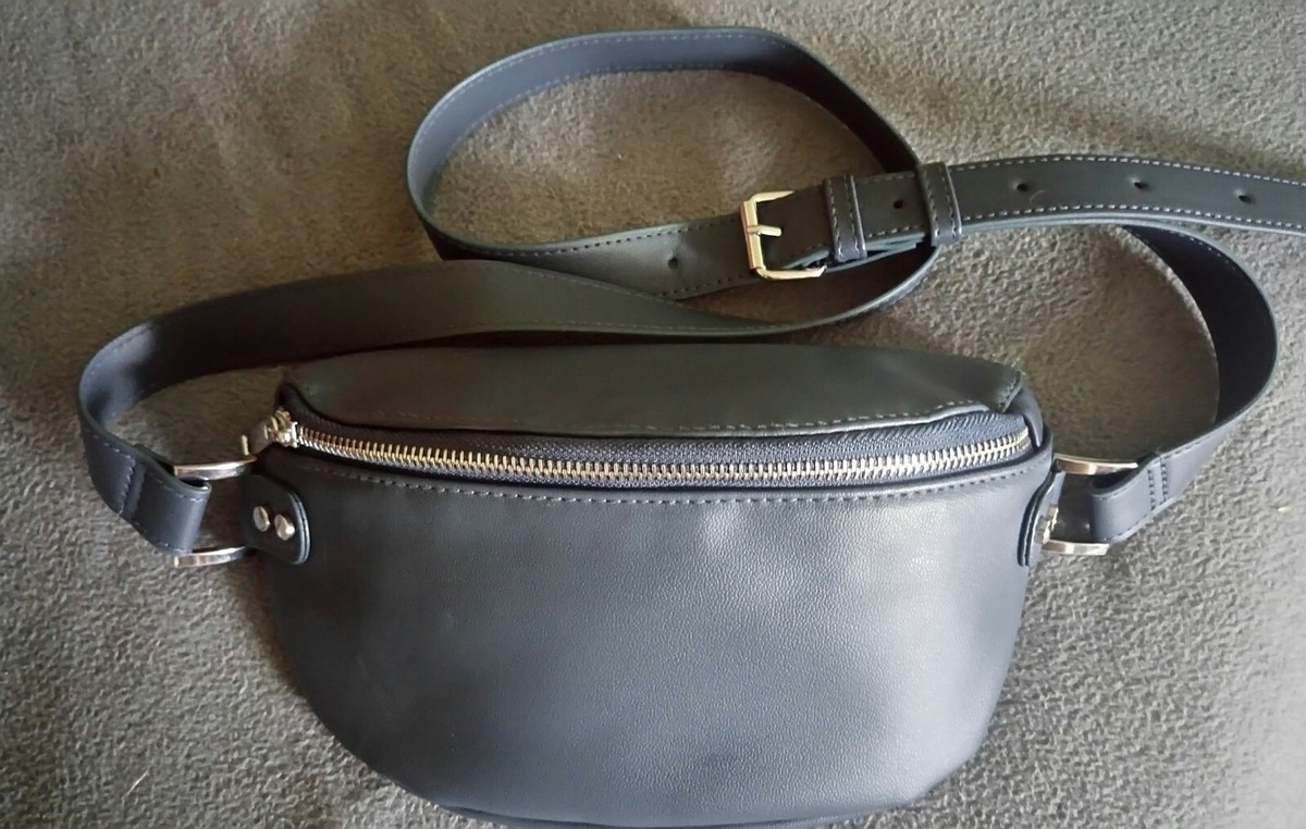 crossbody bag Schultertasche Gürteltasche taubenblau grau