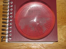 Vintage Paperweight Advertising IDB Worldcom World Map The Uncommon Carrier