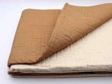 BRaya Trapunta Mezza Stagione Una Piazza e Mezza Double face Crema Brick