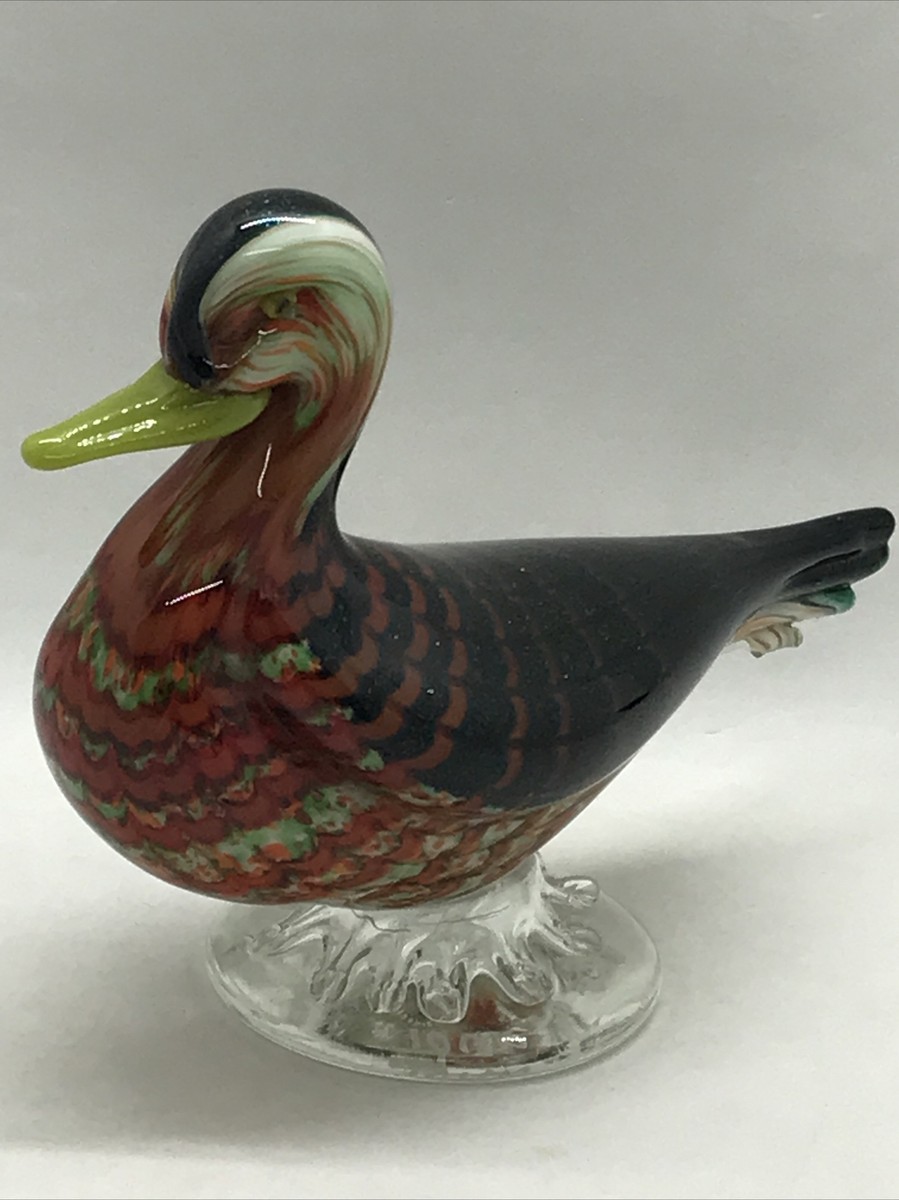RARE! La Tour d'Argent PARIS France Archimede Seguso Glass Duck