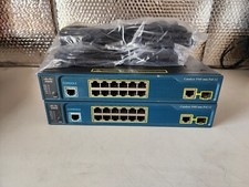 2 CISCO Catalyst 3560series - PoE -12 WS-C3560-12PC-S WORKING