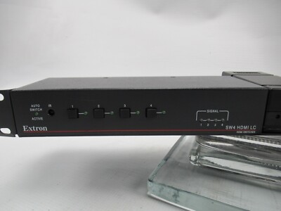 EXTRON SW4 HDMI LC 1930367-746 4x HDMI IN 1x HDMI OUT 1U Rack Mount