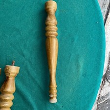 PIEDE ANTICO IN LEGNO PER MOBILE - GAMBA  VINTAGE WOODEN FORNITURE 41 CM