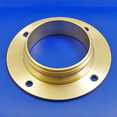 Vintage/Classic Car Filler cap adapter neck - Thread 2 1/2  x 16 TPI - Brass