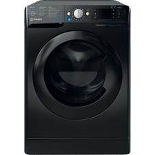 Indesit BDE 96436 KV UK Free Standing Washer Dryer 9Kg 1400 rpm Black D Rated