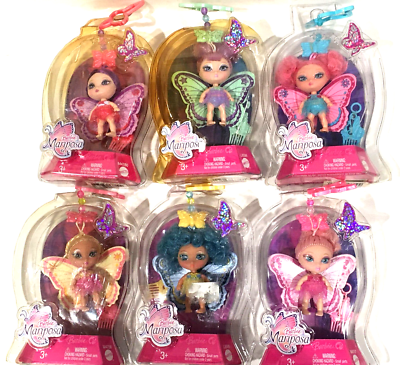 Barbie Mariposa Clip & Go Flutterpixie Butterfly Fairy Complete