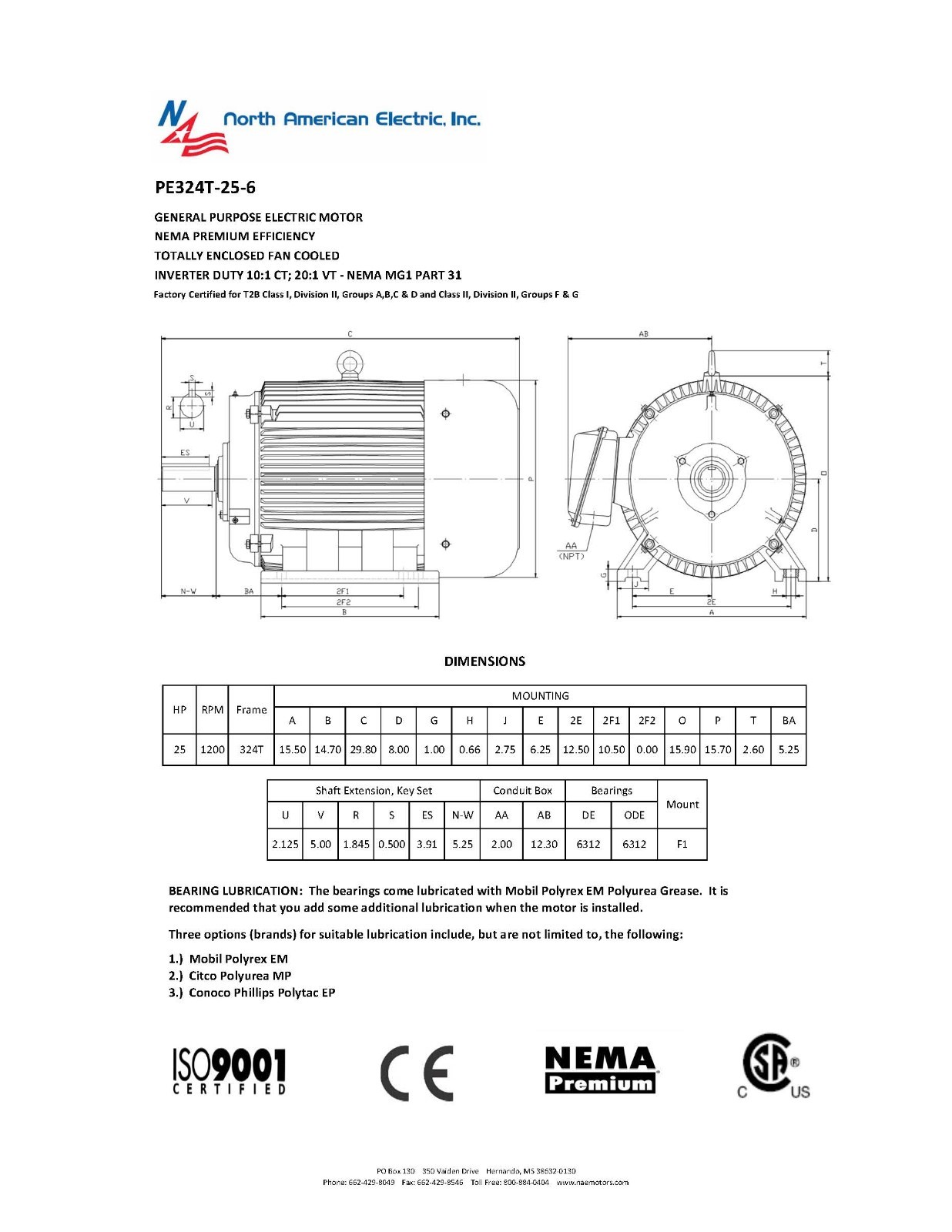 frame 324t size impremedia.net  324t Dimensions Frame  Motor