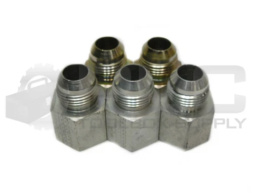 LOT OF 5 NEW EATON CONNECTOR ADAPTER 1-1/16" MALE JIC X 3/4" FEMALE, STEEL