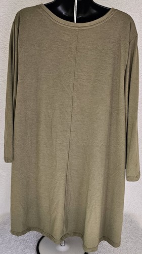Lane Bryant Womens Shirt Top Blouse Size 22/24 22W/24W Green - Picture 15 of 24