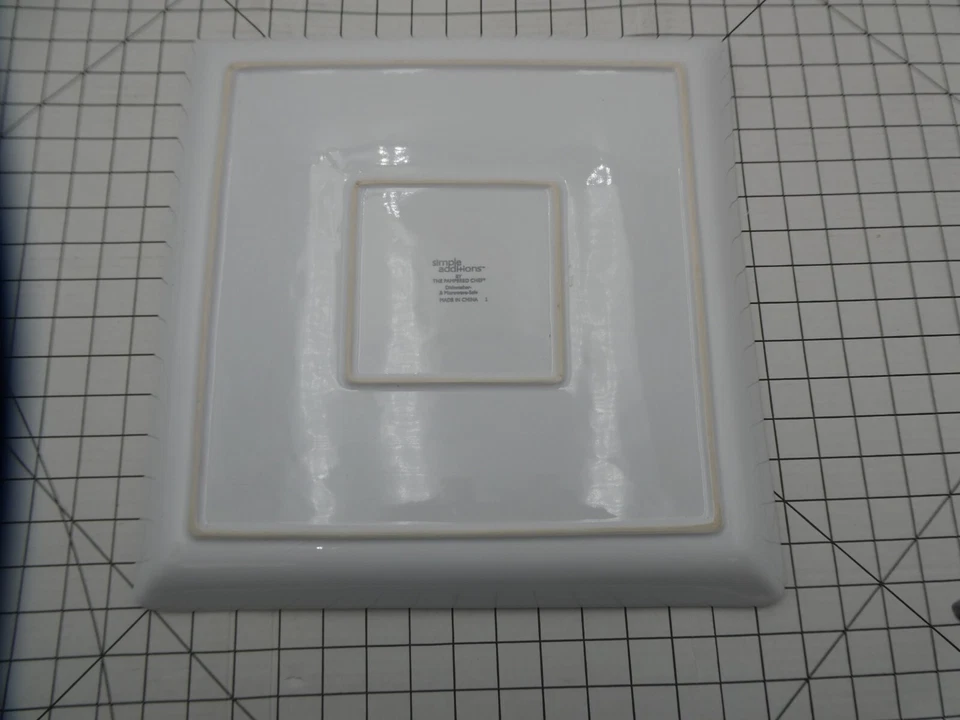 Plato cuadrado grande Pampered Chef Simple Additions 15” x 15” Foto 4 de 4