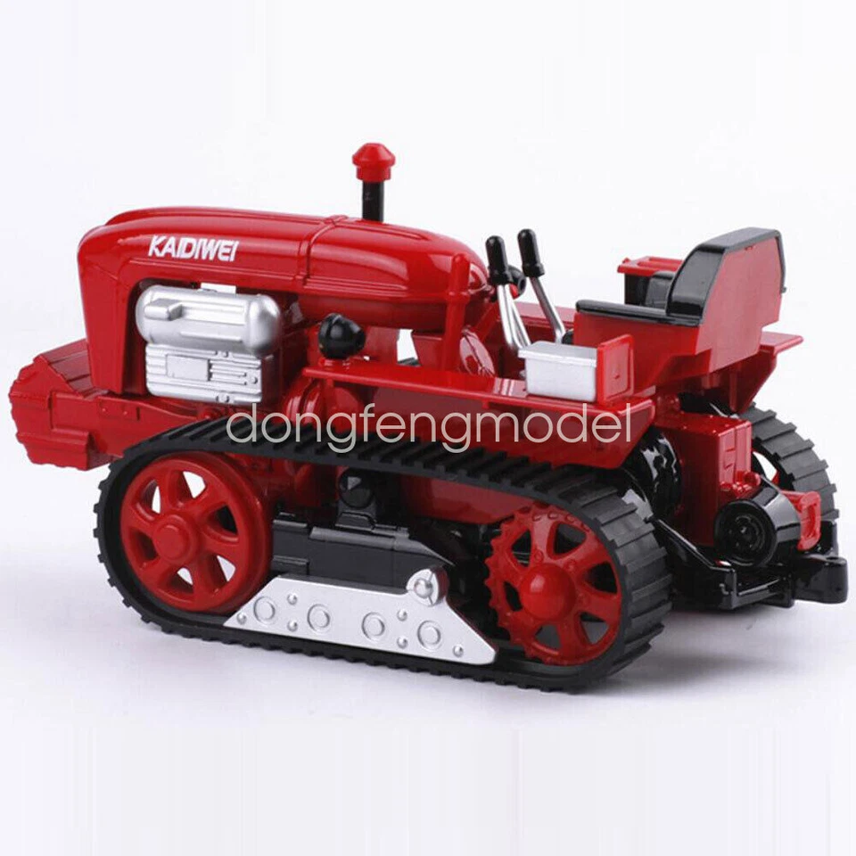 1/18 Scale Farm Tractor Toy Red Diecast Model Farm Vehicle Gift Toys for Kids - Image 3 of 4