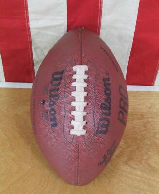 Vintage 1970s Wilson Leather Football w/Laces Official Pro Pattern