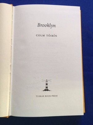 BROOKLYN - FIRST SIGNED LIMITED EDITION BY COLM TOIBIN | eBay