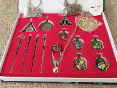 New Harry Potter wand Magical wands rings necklace decorate Gift cosplay game