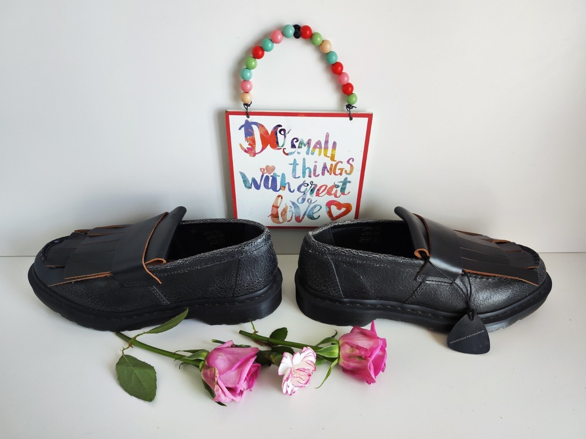 Rare Dr Martens Adrian MZ Marni black loafers shoes UK7 EU41