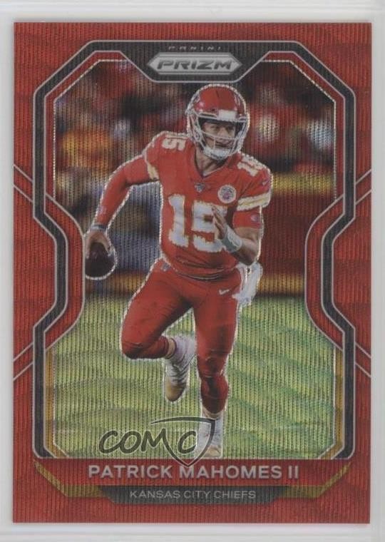 2020 Panini Prizm Red Wave Prizm 147/149 Patrick Mahomes II #124 zk7
