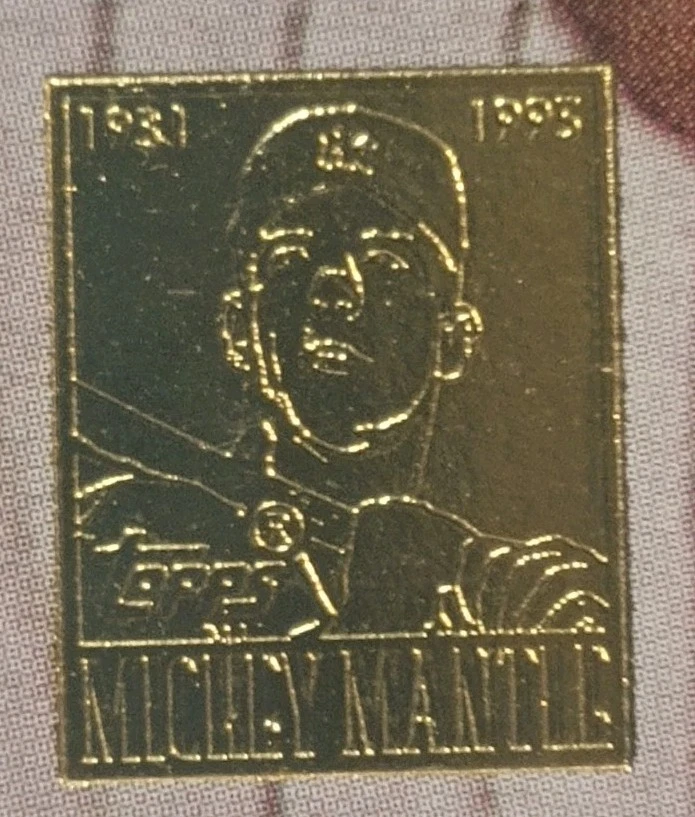 Tarjeta Topps - Mickey Mantle #200 1996 funcionando en perfecto estado tarjeta #12 de 19 Foto 4 de 4