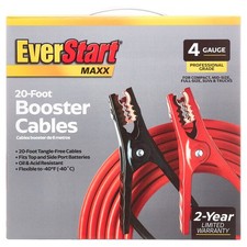 Heavy Duty 4 Gauge Booster Cables Maxx 20 Ft 250 Amp Jumper Cables New Heavy Duty 4 Gauge Booster Cables Maxx 20 Ft 250 Amp Jumper Cables New