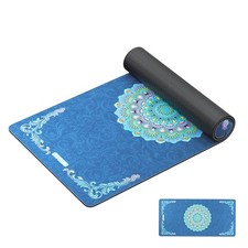 Large Yoga Mat - 72x36'' Wide workout Mat, Suede Surface with TPE Layer, 1/4'...