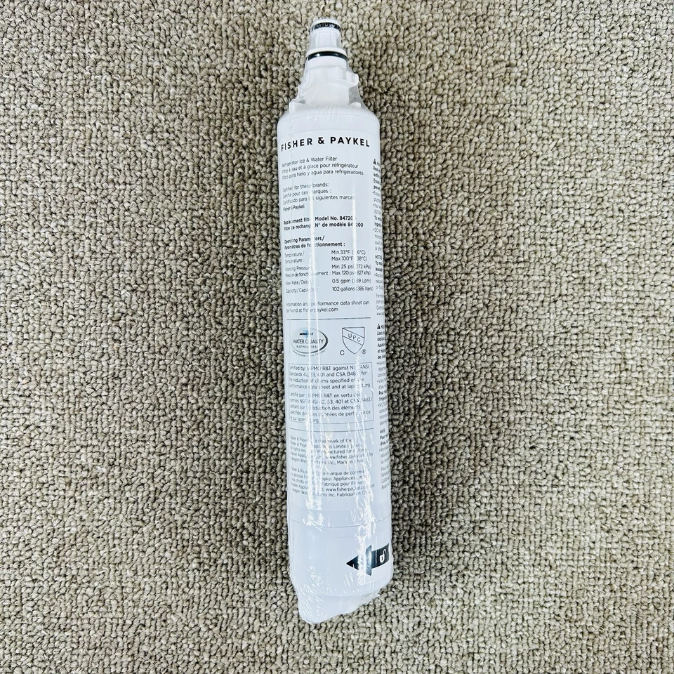 Fisher & Paykel 847200 Kühlschrank Wasserfilter Original OEM Neu Versiegelt