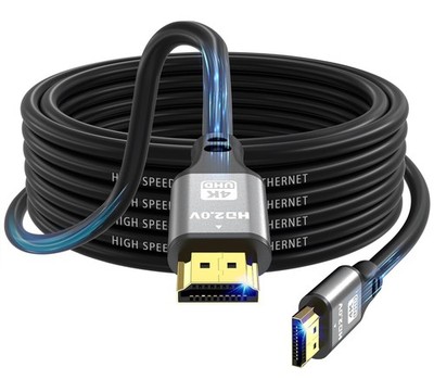 4K HDMI Kabel 5m High Speed 2.0 18Gbps Ultra HD Ethernet Audio