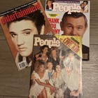 Lot Of 3 Vintage People Magazines Featuring Live Aid, Johnny Carson, Elvis — photo 1