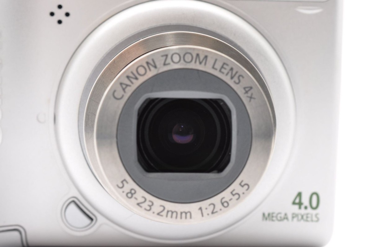 Canon PowerShot A520 Digital Camera Silver Compact Tested Great