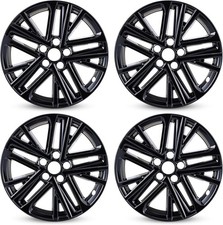 Black Wheel Skins for 2025 Toyota Camry Hybrid;18 inch ;4 Pack