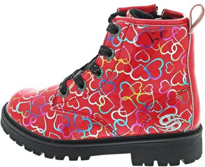 Dockers by Gerli Mädchen Schnürstiefel rot