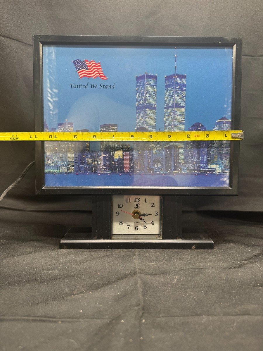 Vintage World Trade Center TWIN TOWERS NY CITY Fiber Optic