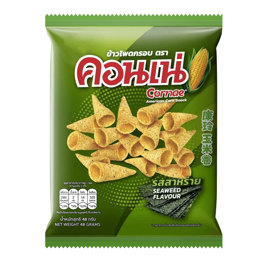 Seaweed Flavour Corn Snack 48g