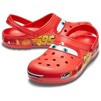 NEW Crocs Lightning McQueen Clog Adult Shoe Limited Classic Disney No Lightup