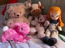 Lot of 5 Plush Animals  Russ, Boyd's  Handmade