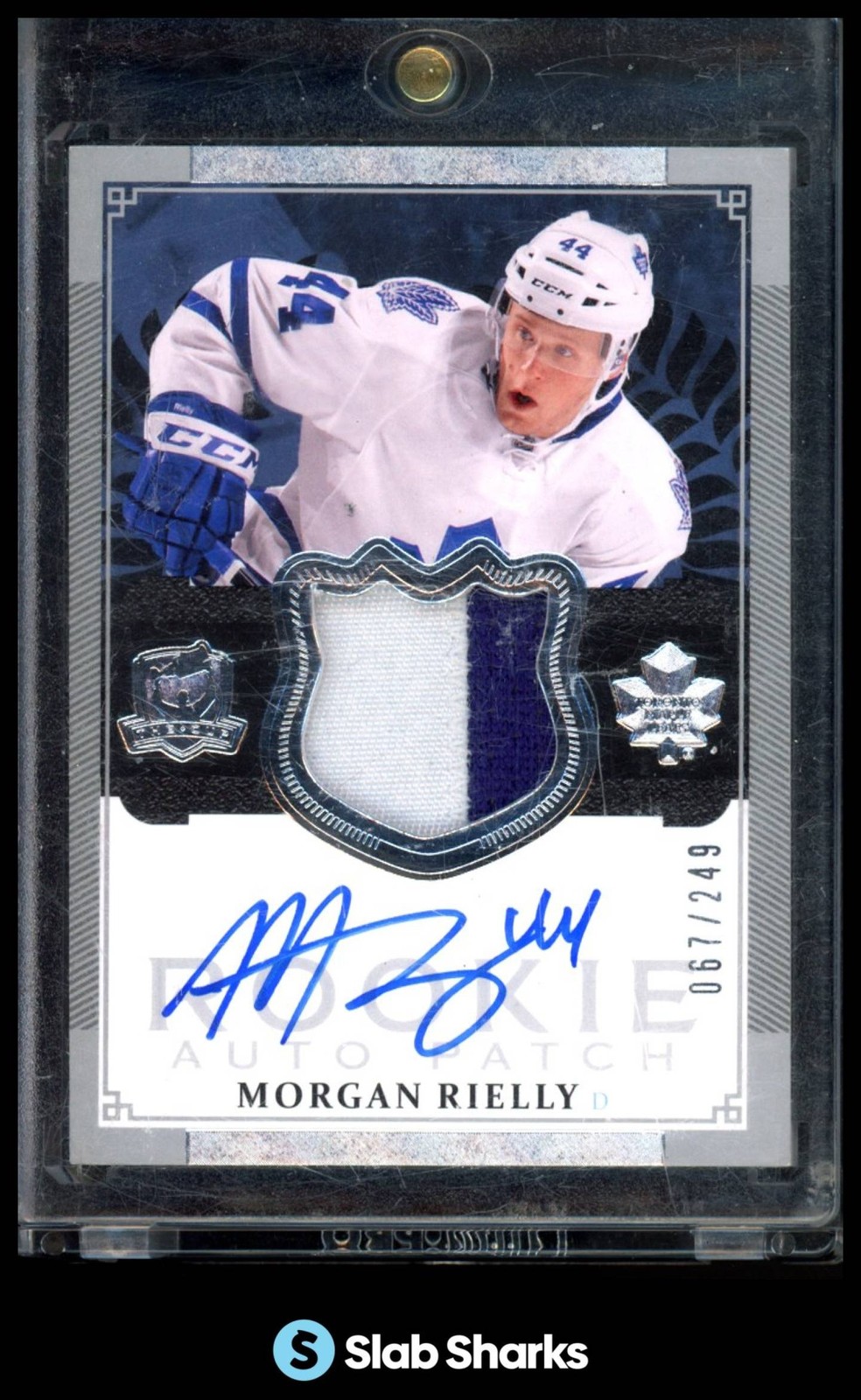 2013 UPPER DECK THE CUP #121 MORGAN RIELLY PATCH AUTO RC ROOKIE /249
