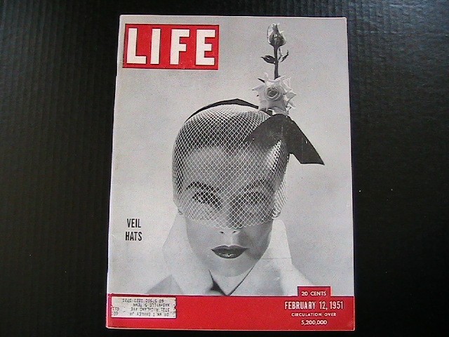 Life Magazine February 12 1951 Veil Hats / Dr. Seagrave