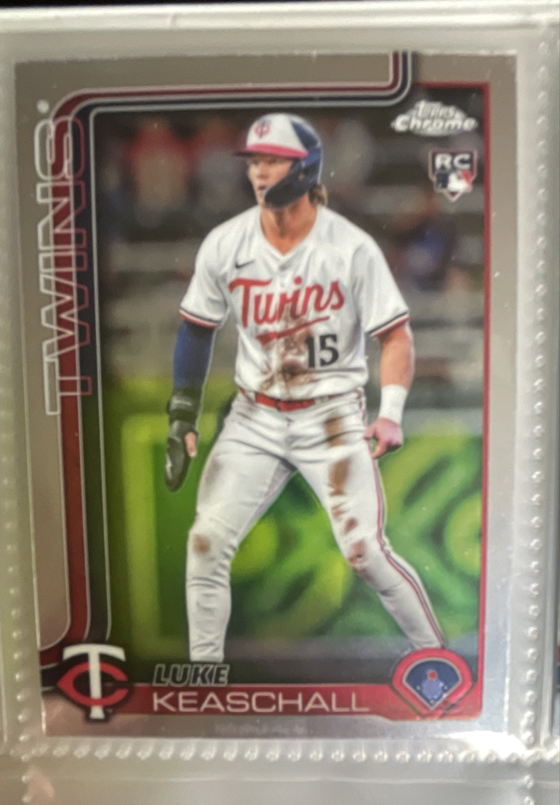 2025 Topps Chrome Update Series - Luke Keaschall #USC106 (RC)