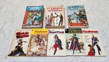 Lot of 7 Flashman series books by George MacDonald Fraser vintage paperbacks