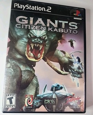 Giants Citizen Kabuto - Sony Playstation 2 Tested Authentic No Manual 