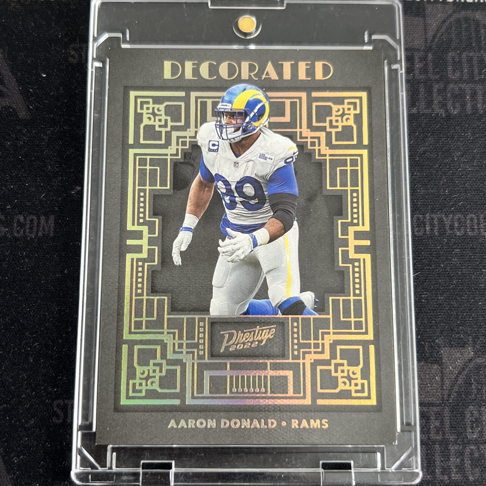 Aaron Donald 2022 Prestige Decorated #DE-23 Case Hit