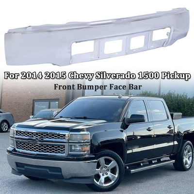 Front Bumper For 2014-2015 Chevrolet Silverado 1500 Chrome